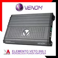 Power Amplifier Monoblock Audio Mobil VENOM ELEMENTO VETO 500.1 1CH