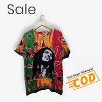 Baju Kaos Bali Motif Bob Marley/ Kaos Bali/ Motif Bob Marley Terbaru