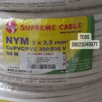 Nym 2x2.5 2x2.5mm supreme harga meteran dan bisa eceran