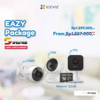 EZVIZ : EAZY Package Paket Smart Home Indoor Outdoor WIFI CCTV