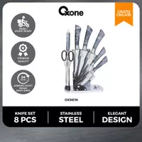 Oxone OX981N Pisau Dapur Set isi 8 Kitchen Knife Set Premium