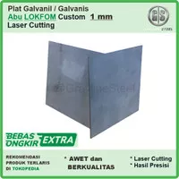 Plat Galvanis Custom - 1 mm - Laser Cut