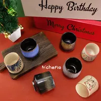 Chefio Gelas Keramik Zen Ocha Cup Jepang / Mug / Cangkir Teh Kopi