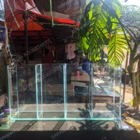 Etalase/Aquarium kaca buah/jus/pajangan/dll 80x15x40