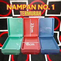 nampan plastik kotak persegi/nampan warna / nampan