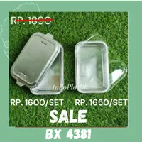 Alumunium Foil Tray BX 4381 / Aluminium BX-4381 Kotak Makan + tutup
