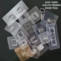 UNIGOOD - Magic Hook Gantungan Tempel Lem Dinding Kuat Kotak Tissue