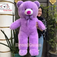 Boneka Teddy Bear Besar Jumbo Ungu Purple 1 meter /