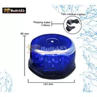 LAMPU LED ROTATOR PATWAL BULAT 814 STROBO LIGHT BIRU