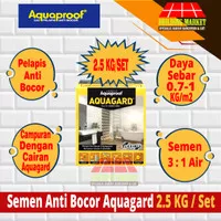 Pelapis Anti Bocor Aquagard 2,5 Kg ( Semen + Cairan )