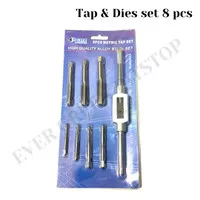 TAP DRAT Set 8 Pcs Alat Snei Drat Set Gagang Dan Tap Drat Tap and Dies