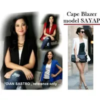 Cape Blazer Sayap - size L Blazer dian sastro