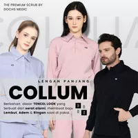 COLLUM Scrubs / Baju OK / Baju Jaga Lengan Panjang DOCHS MEDIC