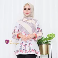 BATIK PARISYA - Mella B00034 Atasan Batik Wanita Blouse Batik Wanita