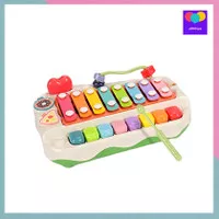 Mainan Edukasi Anak Xylophone Kulintang Vocal Piano Music Knocking 