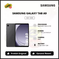 Samsung Galaxy Tab A9 LTE ( 4GB/64GB ) - Garansi Resmi SEIN