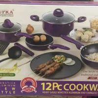 Panci set supra 12 pcs teflon. 12pcs cookware set Supra teflon