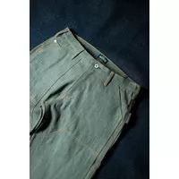 Augoose 1930s Double Knee Pants Green