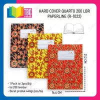 HARD COVER QUARTO 200 LEMBAR PAPERLINE