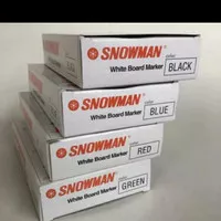 spidol whiteboard snowman (1 pack isi 12 pcs )