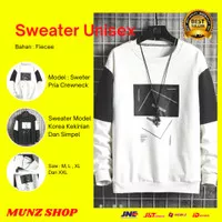 Sweater Pria Cause And Effect Sweater Fleece Big Size Sweater Crewneck