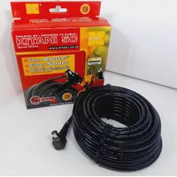 KABEL ANTENA TV KITANI 15 M COAXIAL 3C/5C BIRU Plug TEMBAGA MURNI 15M