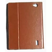 Evercoss Winner Tab V AT8L Leather Case Flip Cover Flip Case - Coklat