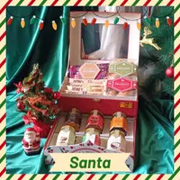 SANTA Hampers Christmas Gift Set Hadiah Natal Bumbu Madu Selai Kue