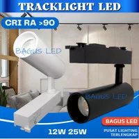 Lampu Rel Track LED Sorot Lampu Track Light Spotlight 12W 25W Garansi