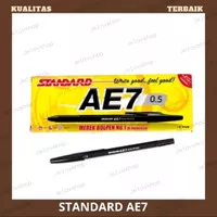 PULPEN STANDARD AE7 HITAM/ BOLPOIN WARNA HITAM