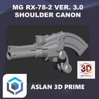 MG RX-78-2 VERSION 3.0 SHOULDER CANON GUNDAM Custom Color 3D Print