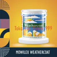 Cat Tembok Exterior Mowilex Weathercoat W-1501 White 2,5 Liter Galon