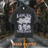Kaos Louis Tomlinson|StoneWash|Oversized T-Shirt|Vintage tee A111