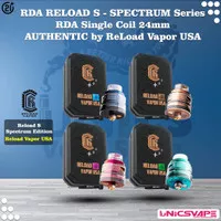 RDA RELOAD S - SPECTRUM Series - RDA Single Coil 24mm AUTHENTIC