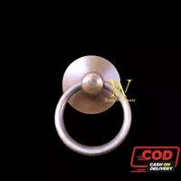 handle / ring pull / tarikan laci kuningan antik motif anting 02