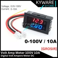 Digital Volt Ampere Meter 100V DC 10A Sensor Voltmeter Amperemeter