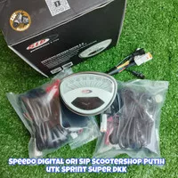 Speedo Digital Ori SIP Scootershop Putih utk Sprint Super Dkk