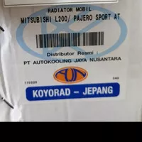 Radiator MITSUBISHI PAJERO SPORT TRITON 2500CC MATIC KOYORAD 2 PLY