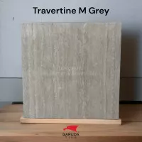 Granit Garuda Travertine M Grey Glossy ukuran 60x60 GS 69MC1C