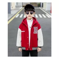 Jaket Varsity Baseball ANAK Unisex (1th-18th) LOGO INISIAL R KANCING