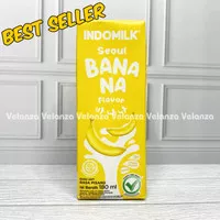 Susu UHT Indomilk 190 ml Rasa Pisang (Banana) 1 Dus/Karton Isi 30