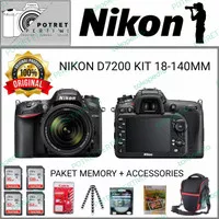 NIKON D7200 KIT 18-140MM / KAMERA DSLR NIKON D7200 KIT 18-140 MM/ DSLR