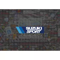 Cutting Sticker Suzuki Sport V2 Ukuran 10 Cm Untuk Motor Mobil