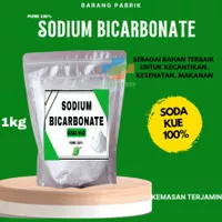 SODIUM BICARBONATE PURE 1 KG / SODA KUE / BAKING SODA ( FOOD GRADE )