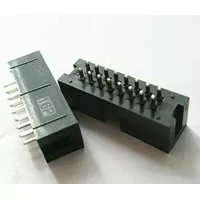 16 Pin IDC Male Shrouded Header Connector for PC Board mounting 16P