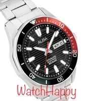 ALBA AL4457X1 AL4457 BLACK DIAL WITH RED BLACK BEZEL 100% BEST SELLER