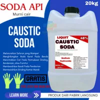 CAUSTIC SODA LIQUID 20KG / SODA API CAIR / NAOH LIQUID 48% - 20 KG