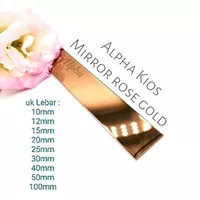 List Plat Strip Stainless/Miror/Rose Gold/3050mmx0,8mm/Interior/Design