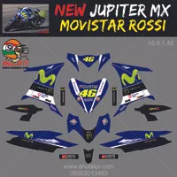 Sticker striping motor stiker New Jupiter MX movistar 2015 SPEC A