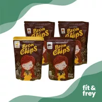 BRONCHIPS Keripik Brownies 60g - Bron Chips - Bronis Kering - Cemilan 